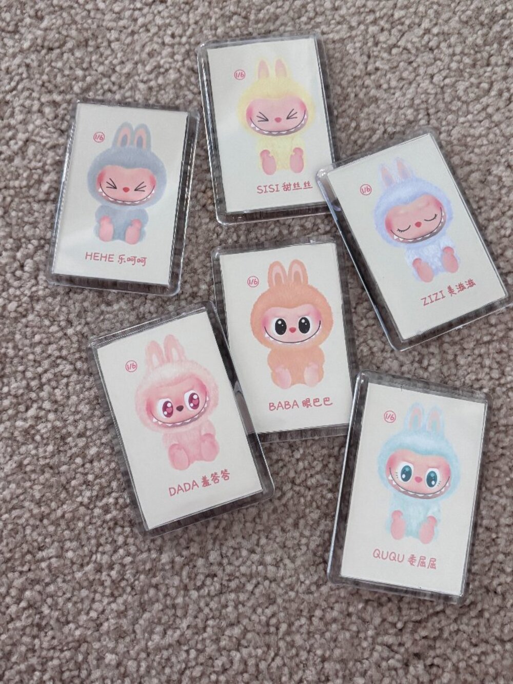 Pop Mart Labubu v2 Magnets Set of 6